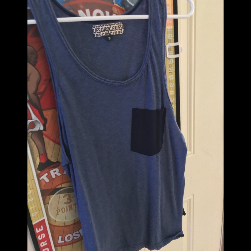 Groceries Pocket Tank Top